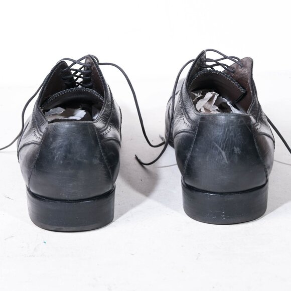 Salvatore Ferragamo Oxford Brogue with Toe Cap in Black - 11 - Picture 4 of 8